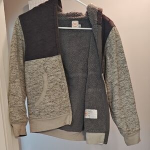 Wonder Nation Gray Sherpa Jacket